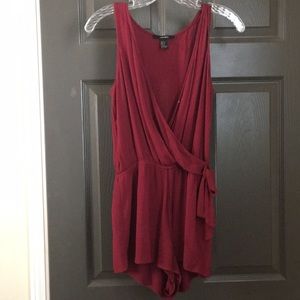 Red romper